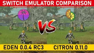 EDEN 0.0.4 RC3 vs CITRON 0.11 ~ Hyrule Warriors: Age of Calamity PERFORMANCE COMPARISON