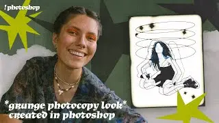 EASY grunge design with a photocopy effect ✹ photoshop tutorial