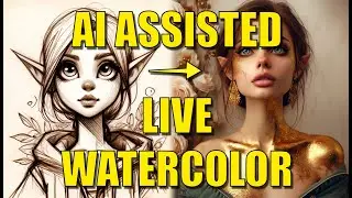 Realtime Doodling with Stable Diffusion in Photoshop/Krita | Workflow Demo
