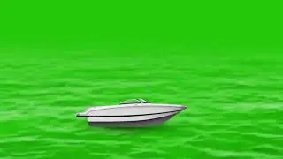 Boat Green Screen Video | Green Screen Animation