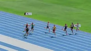 Ht1. 100m U14 Girls, QLD All Schools Championships, QSAC 1 November 2024