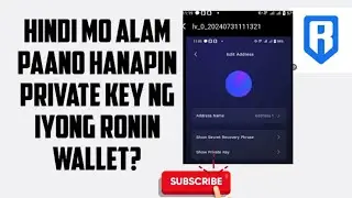 Paano Hanapin Ronin Private key ?#privatekey #roninwallet #paanohanapin