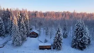 Эко-комплекс Мазаная Горка зимой