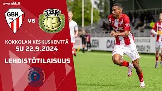 GBK - JBK su 22.9.2024 | Lehdistötilaisuus