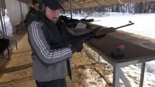 Карабин Вепрь 223 Rem (СОК 97). Стреляем без оптики / Сarbine Vepr 223. Shooting without optics.