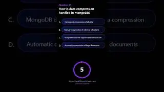 How is data compression handled in MongoDB