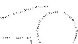 Formatação de texto no CorelDRAW - parte 2 - aula 16 - Texto em caminho e distanciamento de texto