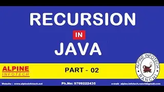 Recursion In Java || Recursive Method  in Java || Factorial using recursion|| GCD using recursion