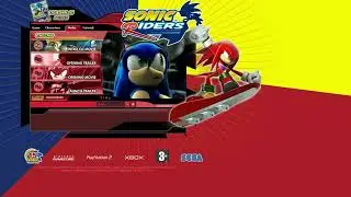 Sonic Riders flash website in 2006