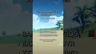 Genshin Impact 3.0 Livestream Primogem Codes