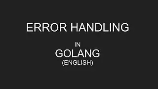 Error Handling in Golang | 