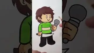 Drawing of Chara FNF Mods