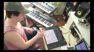 LIVE HIPHOP / TRAP BEATS - Ableton Push 2, Novation Launchkey 49, Novation Mini Nova