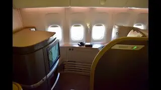 Cathay Pacific 777 First Frankfurt - Hong Kong