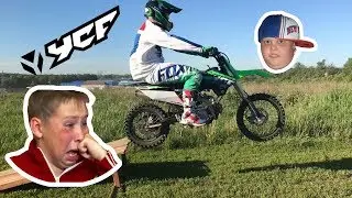 🔞ШКОЛЬНИК ЛОМАЕТ ПИТБАЙК!!! ЧУТЬ НЕ РАЗЛОЖИЛСЯ.