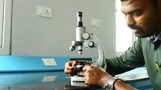 Working principle and parts of a Monocular microscope
