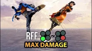 Hwoarang Backlash (RFF 3~4) Combos | +Max Damage