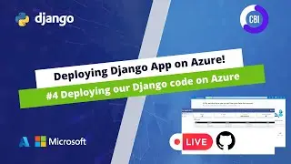 Deploy Django App on Azure #4: Deploying our Code on the Azure Portal