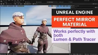 Perfect Mirror Material in Unreal Engine | Works with Lumen & Path Tracer