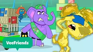 Trust or Tricks? The Snack Battle Gets WILD! 🍫 + More | VeeFriends 🐈‍⬛ | Cartoon Video Compilation