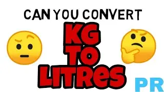 CONVERT Kg TO LITRES.HOW TO CONVERT KG INTO LITRES. HIN. ENG