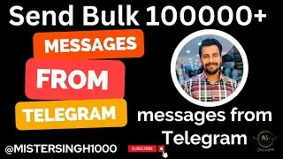 How to Send Bulk 100000+ messages from Telegram Sender Software ? Best Hidden Trick to Send