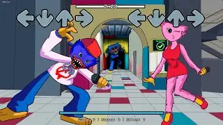 Boyfriend Huggy Wuggy Vs Girlfriend Kissy Missy (FNF Mod New Characters) // FNF x Poppy Playtime