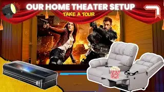 4K Home Theater Tour: The Sleep Company Luxe Motorised Recliner Sofa | BIG VUE Floorup Screen