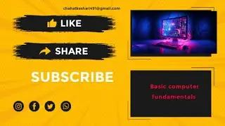 Basic Fundamental of Computer / for notes