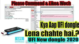 UFI Dongle New future All Model sported 100% purchase  2020