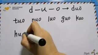Learn Chinese Alphabet | Mandarin Pinyin Pronunciation Guide | Pinyin Chart 32 - uo | learn mandarin