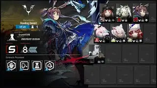 [ Arknights ] CC#8 Daily Stage Day 9 Risk 8 ft. Ash & Kal'tsit