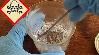 Thallous Cyanide TlCN (Reupload) #donttryathome #cyanide #chemistry #inorganicchemistry