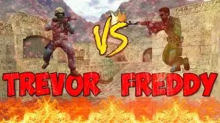 CS 1.6 №1 Trevor VS Freddy (GamePlay)