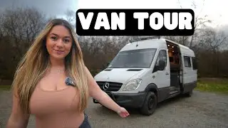 VAN TOUR AFTER 1 YEAR OF FULL-TIME VAN LIFE (Sprinter Van)
