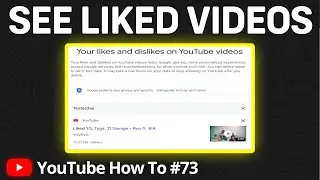 How To See Liked Videos on YouTube | Find Your Liked Videos