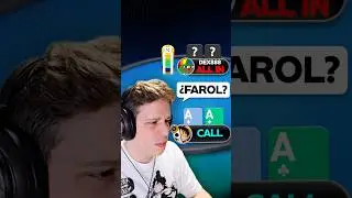Tengo AA y mi rival SE LEVELEA con FAROL! 😯#pokeronline #pokerstars #poker
