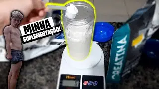 Minha suplementação de Ectomorfo - creatina e hipercalórico