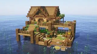How to Build a a Peaceful Ocean House | Minecraft Tutorial