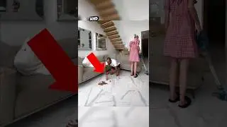 He spilled the tea after she cleaned the floor! 🤫