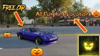 Carx Street halloween all 25 pumpkins location | get free car | carx street 1.1.0 update event 😍