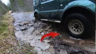 Шипованная резина vs MT на зимнем оффроаде