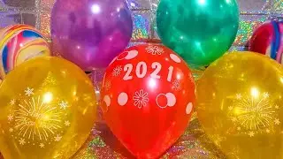 FUN 2021 NEW YEAR BALLOONS POP PART 2!!!
