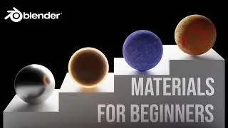 Materials in Blender | Beginner's Course (Basics)