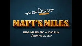 MATT'S MILES 2017 | 1 Minute Ad