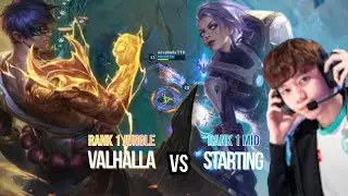 RANK 1 JUNGLER vs PRO RANK 1 MID  | Wild Rift