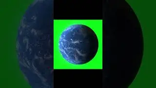 Earth Planet Green Screen