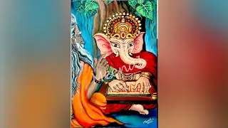 Lord Ganesha and Sage Vyasa