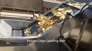 Washing Peeling Cutting Blanching Frying Flavoring Machine Potato Chips Processing production Line