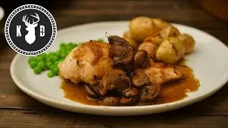 Chicken Breast, Mushroom & White Wine Sauce | Kitchen Daddy